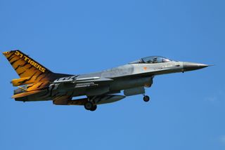 F-16A belge en déco Tiger Meet 2018